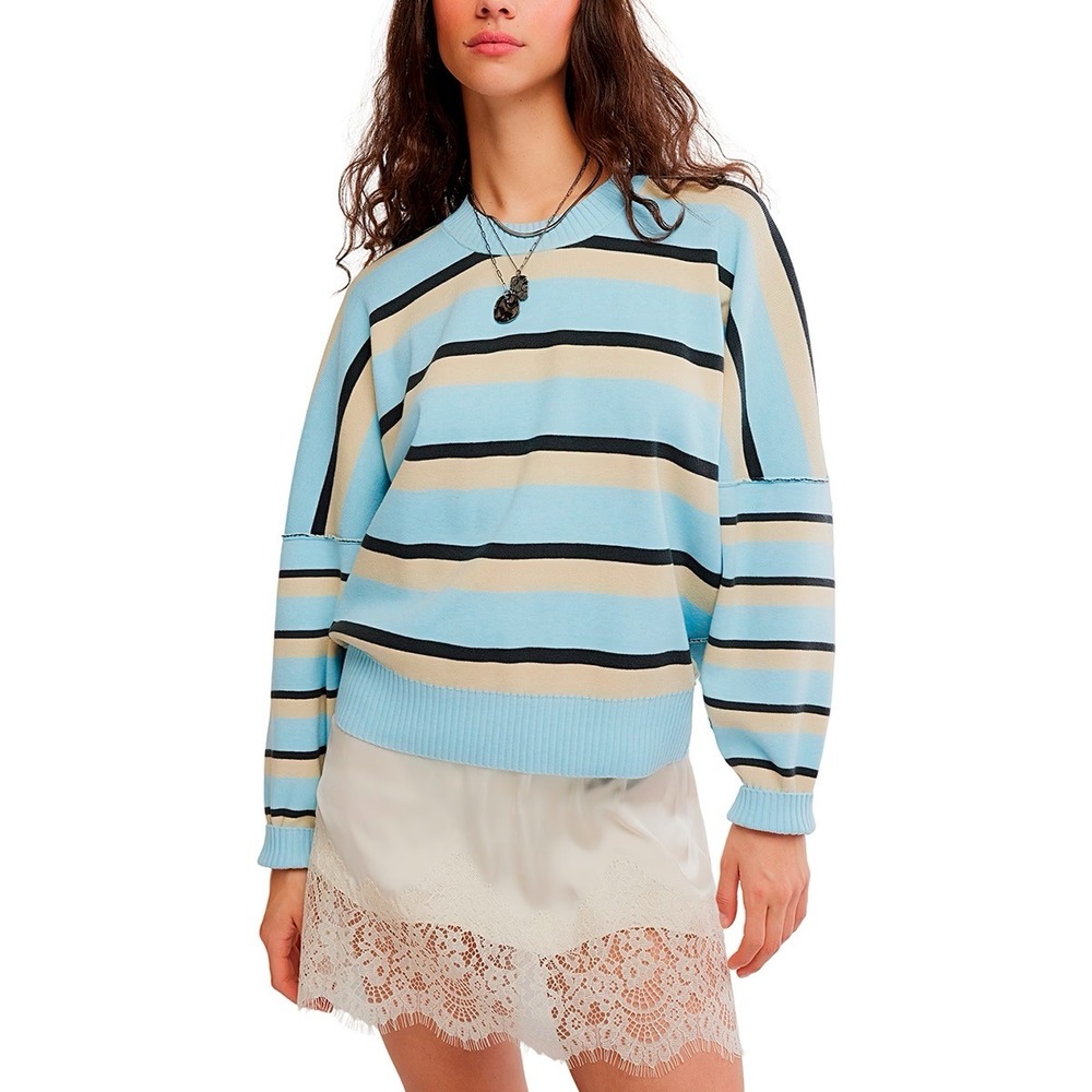 Striped Muse Pullover NWOT